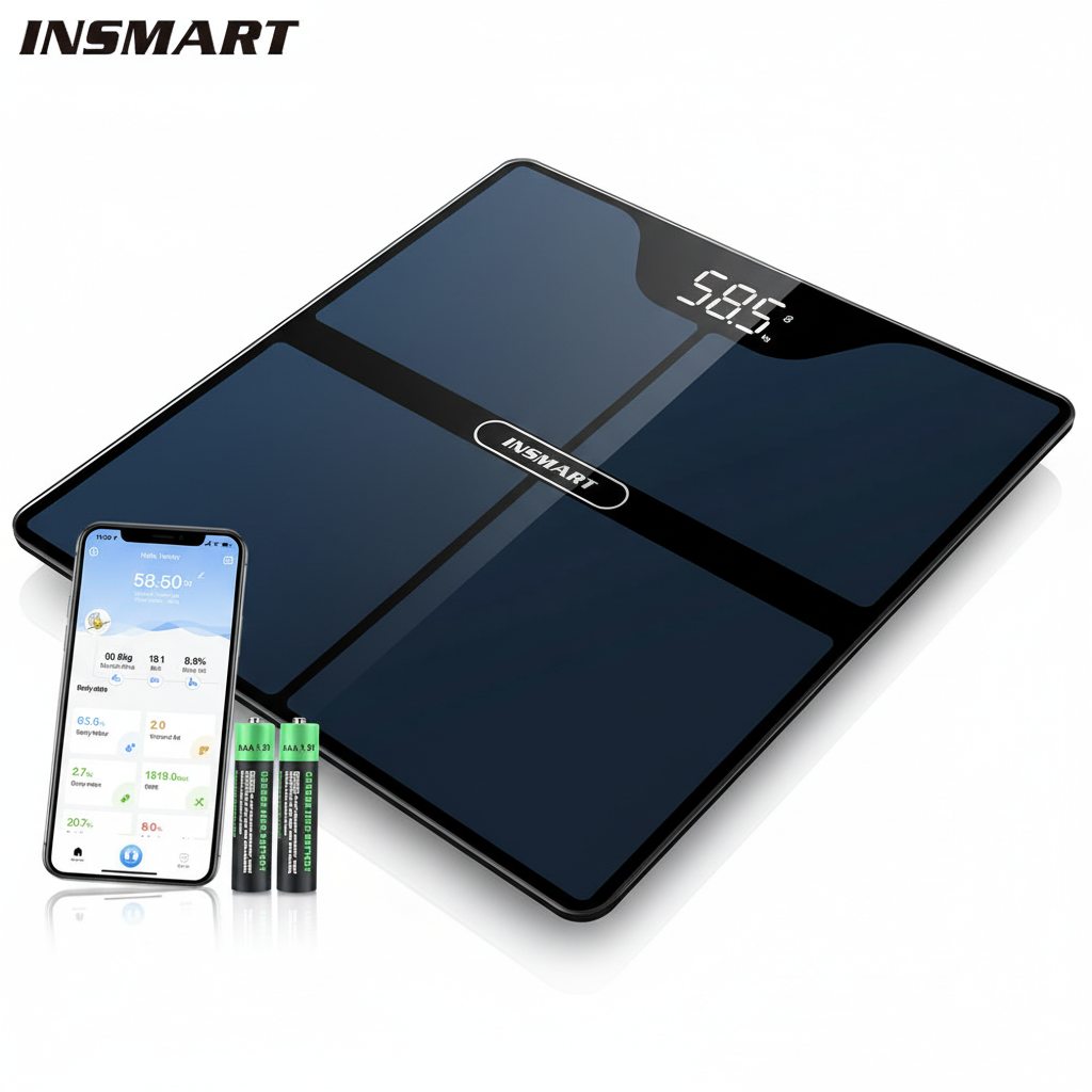 INSMART Digital Weight Scale Person Body Balance Inteligente Adult 180kg Smart Body Fat Professional Scales Bioimpedance Scale
