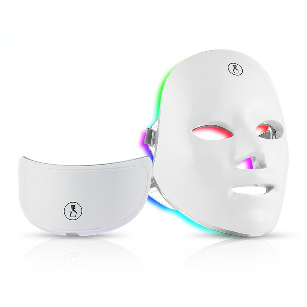 LED Face Neck Mask Rechargeable LED Photon Beauty Machine Facial Rejuvenation SPA Skin Care Tool