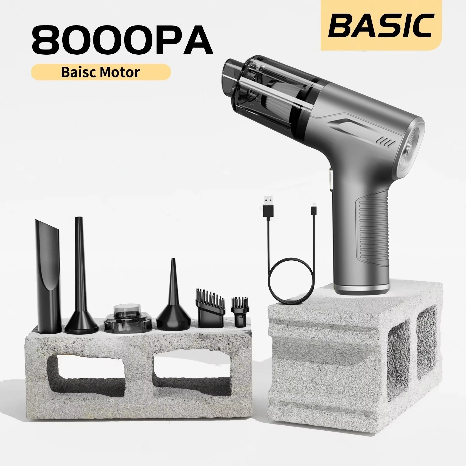 CENRR 98000PA aspirateur de voiture Portable sans fil nettoyeur puissant forte aspiration Machine de nettoyage à main pour appareil ménager