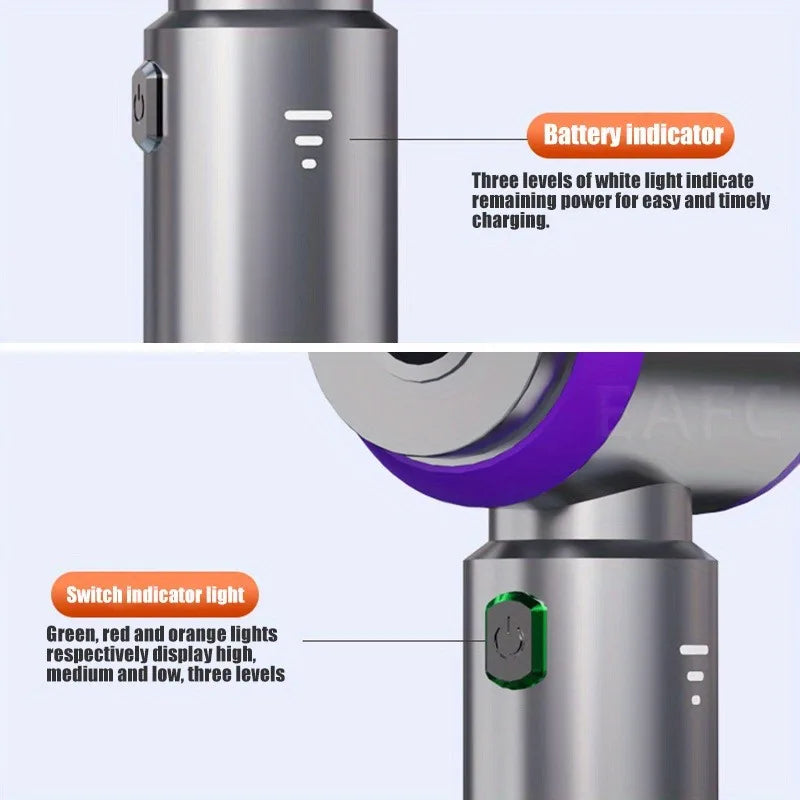Aspirateur portatif sans fil pour voiture, 30000Pa, avec moteur sans balais, 4 en 1, pour clavier, maison, animal de compagnie et voiture