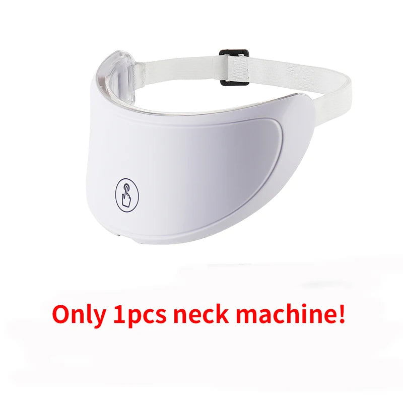 Masque facial et cou LED, Machine de beauté à photons LED Rechargeable, rajeunissement du visage, SPA, outil de soins de la peau
