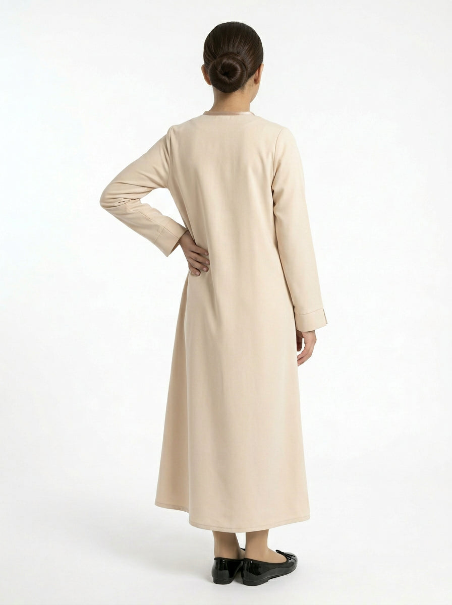 Abaya Beige Ado - Profil