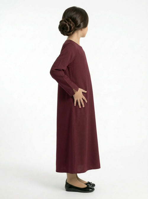 Abaya Bordeaux Ado - Profil