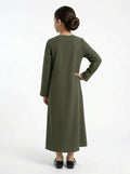 Abaya Kaki Ado - Face