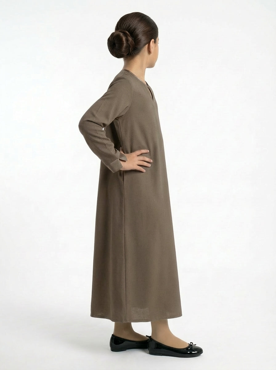 Abaya Taupe Ado - Profil