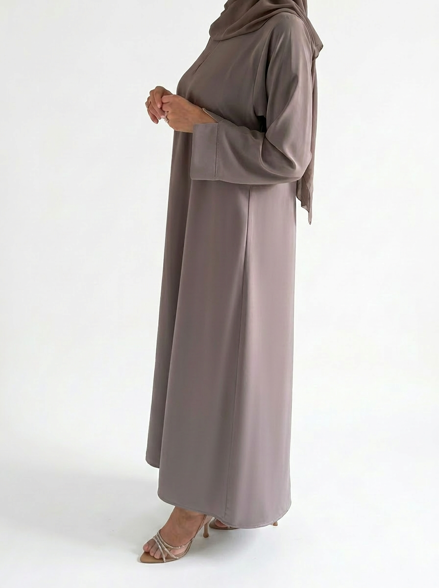 Abaya Taupe Classique
