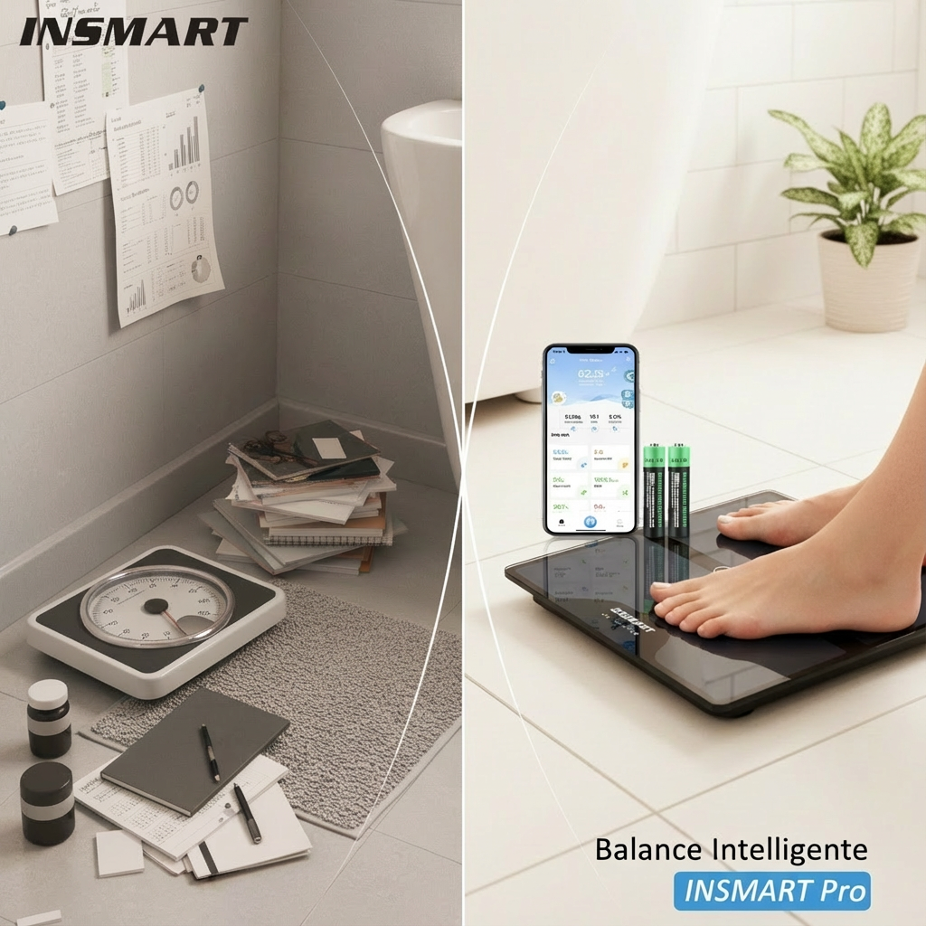 INSMART Digital Weight Scale Person Body Balance Inteligente Adult 180kg Smart Body Fat Professional Scales Bioimpedance Scale