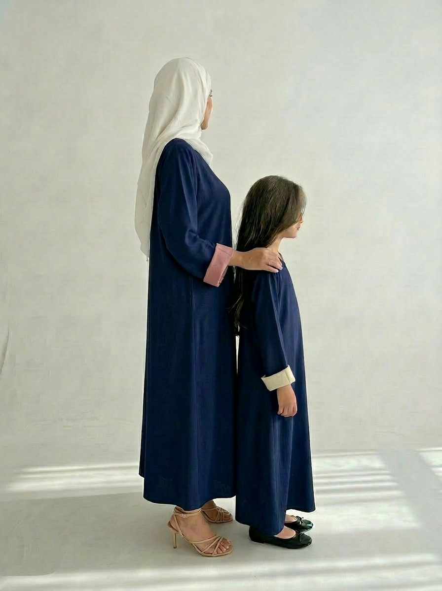 Duo Mère & Fille Bleu