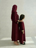 Duo Mère & Fille Bordeaux SILKA