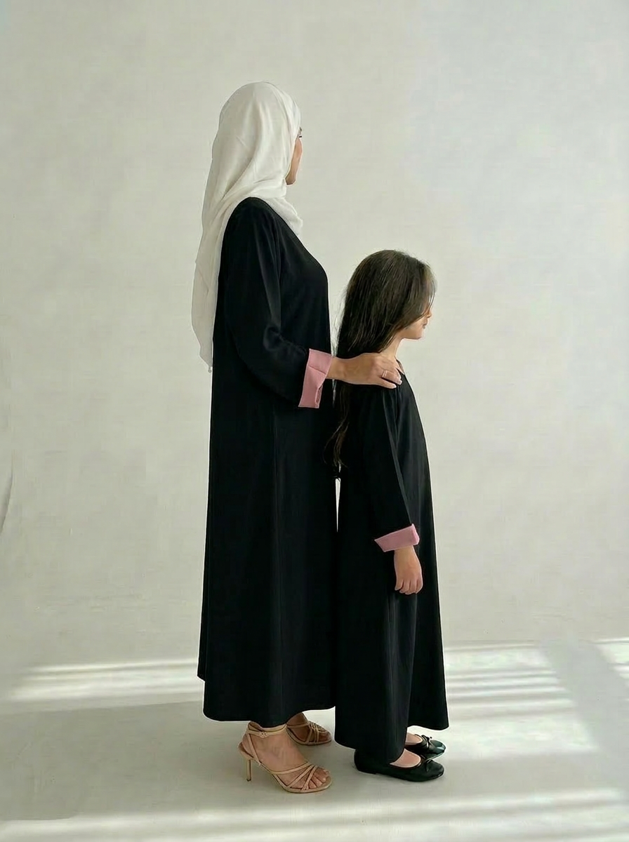 Duo Mère & Fille Noir