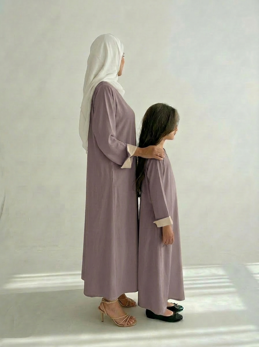 Duo Mère & Fille Taupe
