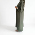 Abaya Kaki Classique